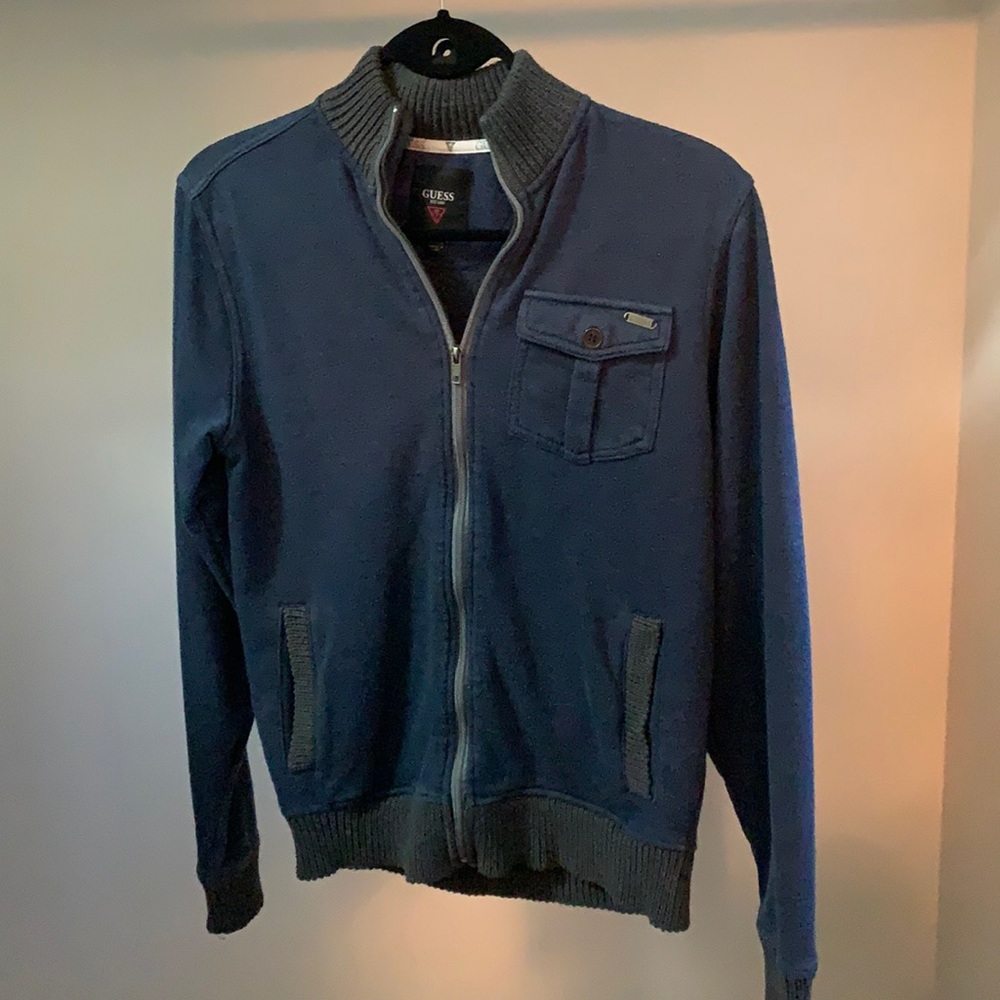 Vintage Guess Zip Sweater
